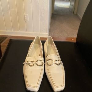 Prada white loafer